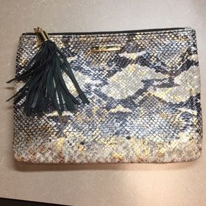 Gigi New York snake skin clutch